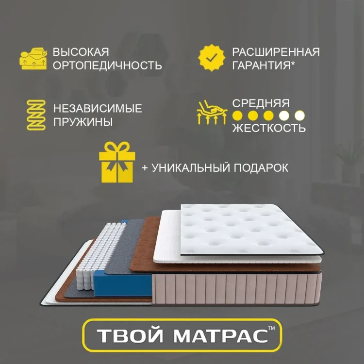 Твой Матрас Premium Natural Plus SPA
