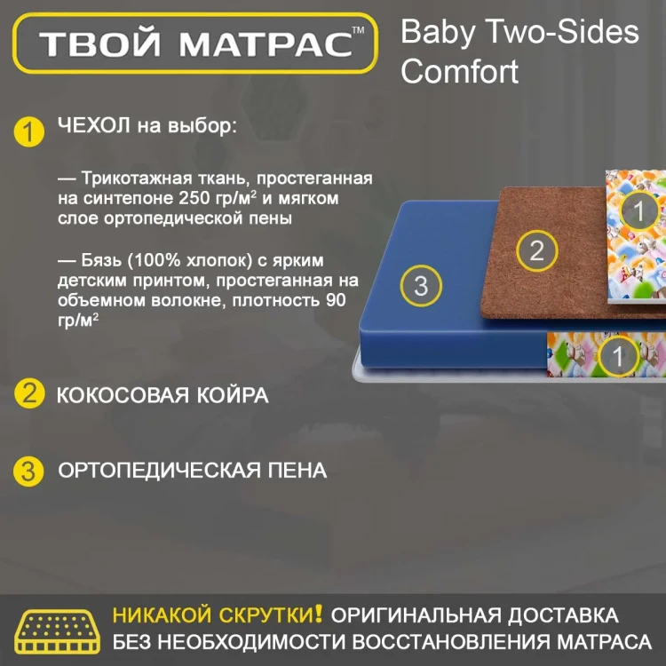 Твой Матрас Baby Two-Sides Comfort